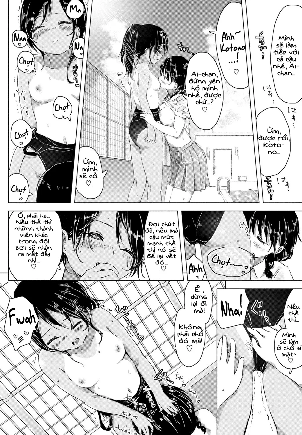 HentaiVN.net - Ảnh 8 - Futarikiri no Natsu - Bí mật mùa hè - Chap 1
