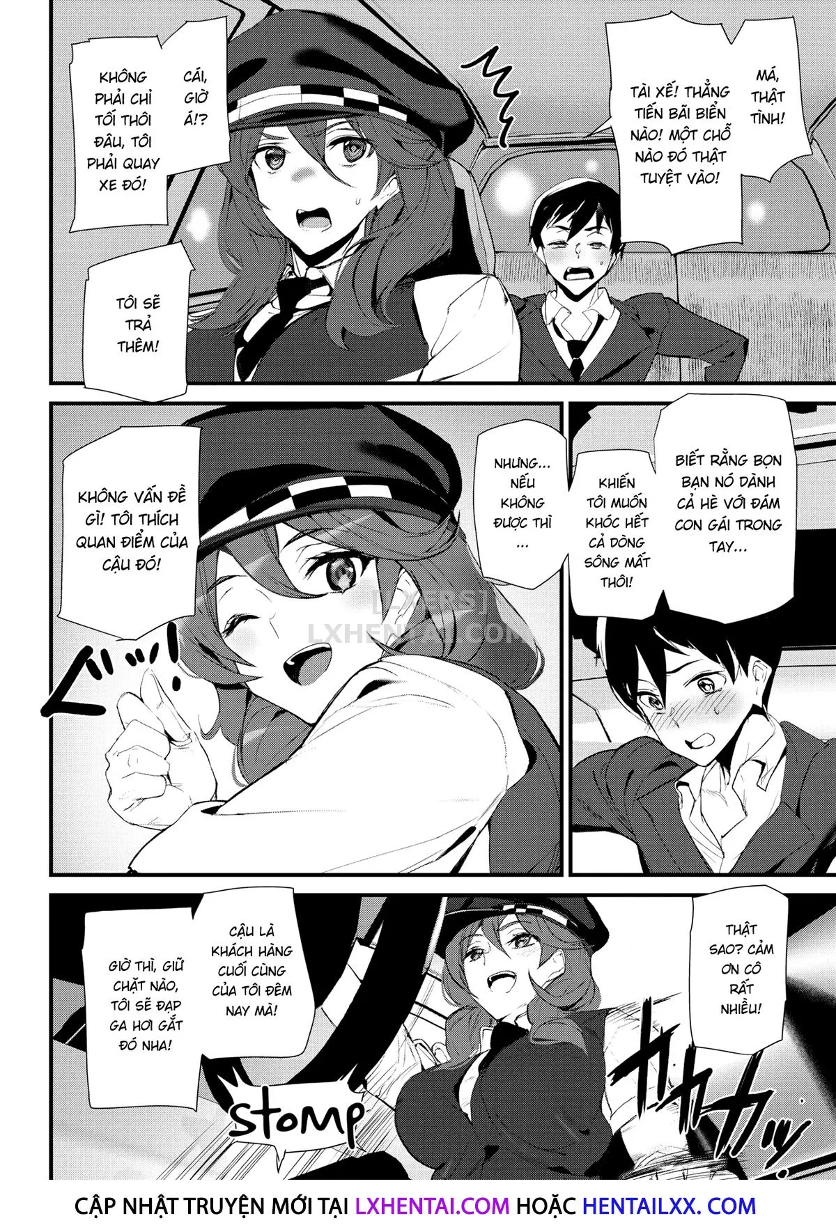 HentaiVN.net - Ảnh 8 - Horny Taxi [Comic Kairakuten 2021-06] - Chap 1