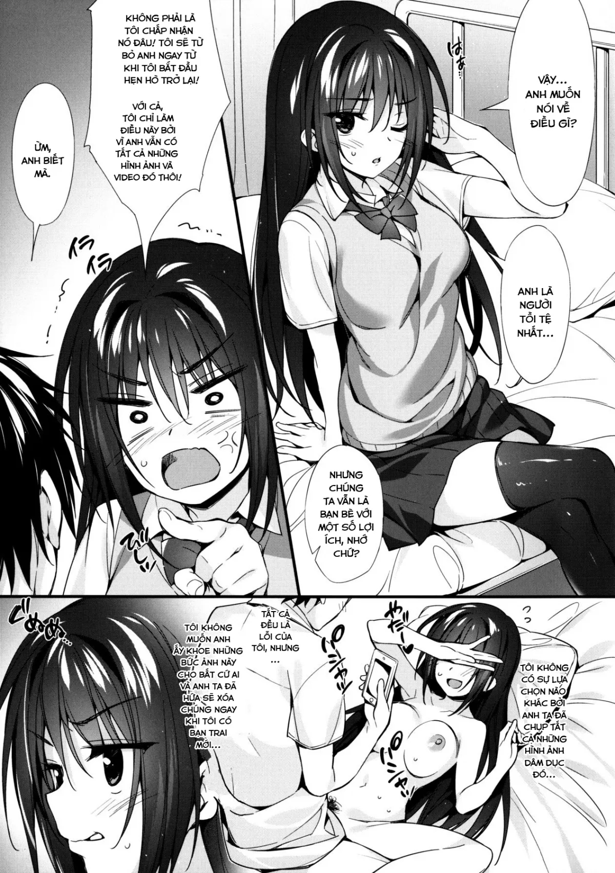 HentaiVN.net - Ảnh 4 - JK-chan to Motokare-kun [JK-chan and Motokare-kun ; JK-chan và Motokare-kun] - Chap 1