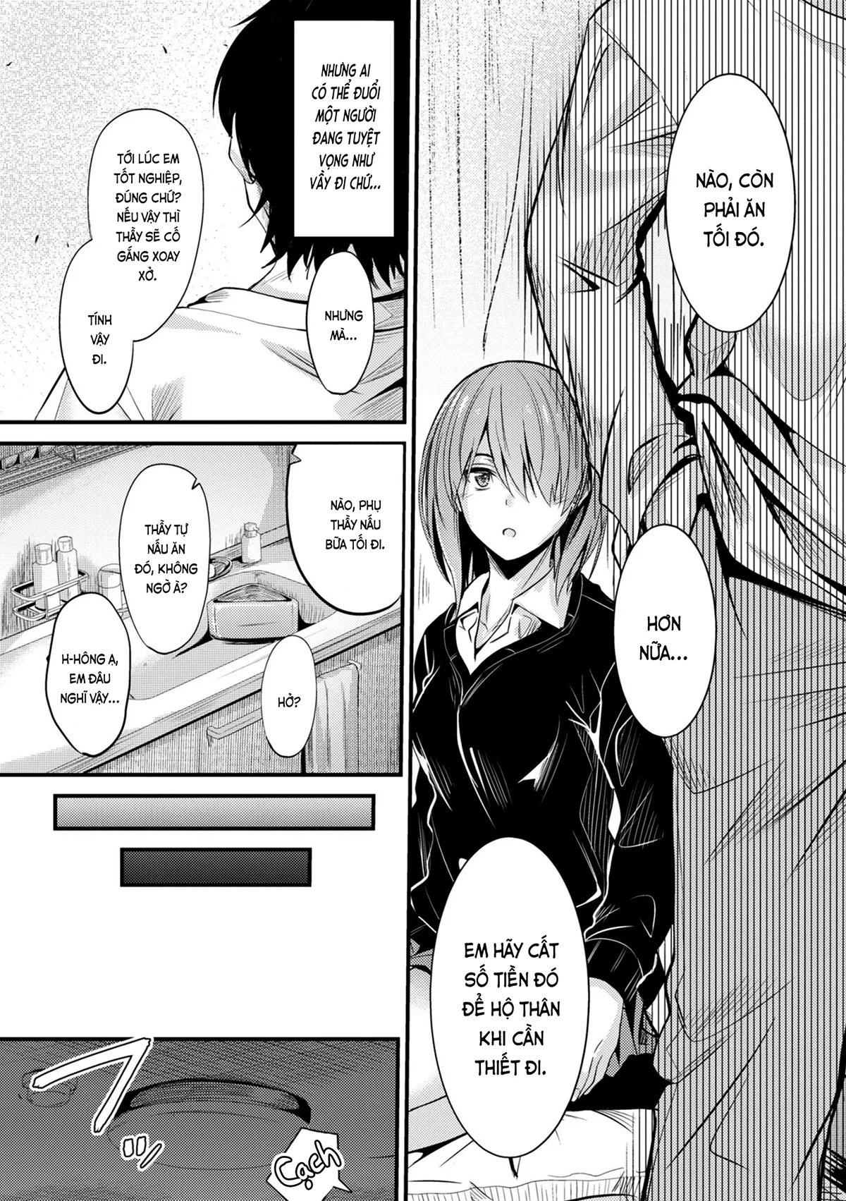 HentaiVN.net - Ảnh 10 - Học trò ở nhờ [Thầy thích bên trong ai?; どっちの膣内が好き？; Docchi no Naka ga Suki?; Which is your favorite vagina?] - Chap 1