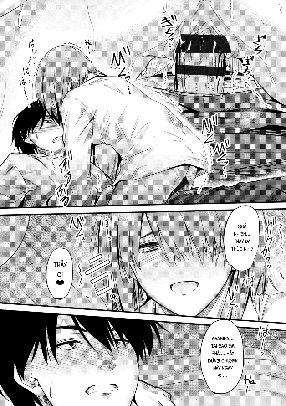 HentaiVN.net - Ảnh 17 - Học trò ở nhờ [Thầy thích bên trong ai?; どっちの膣内が好き？; Docchi no Naka ga Suki?; Which is your favorite vagina?] - Chap 1