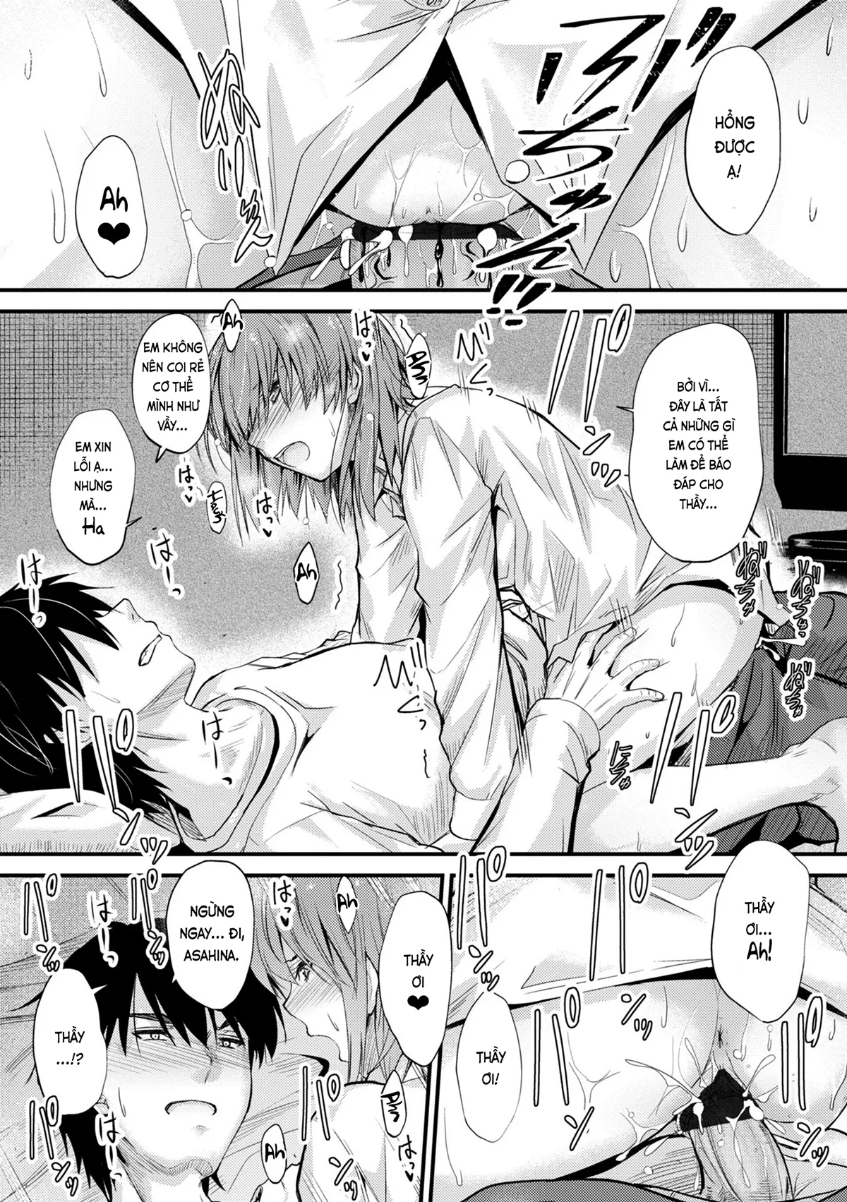 HentaiVN.net - Ảnh 18 - Học trò ở nhờ [Thầy thích bên trong ai?; どっちの膣内が好き？; Docchi no Naka ga Suki?; Which is your favorite vagina?] - Chap 1