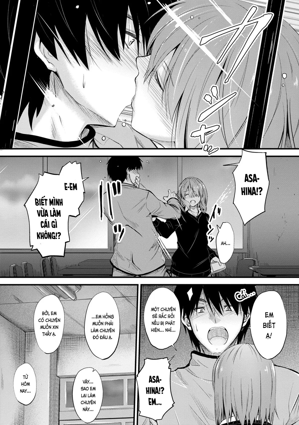 HentaiVN.net - Ảnh 5 - Học trò ở nhờ [Thầy thích bên trong ai?; どっちの膣内が好き？; Docchi no Naka ga Suki?; Which is your favorite vagina?] - Chap 1
