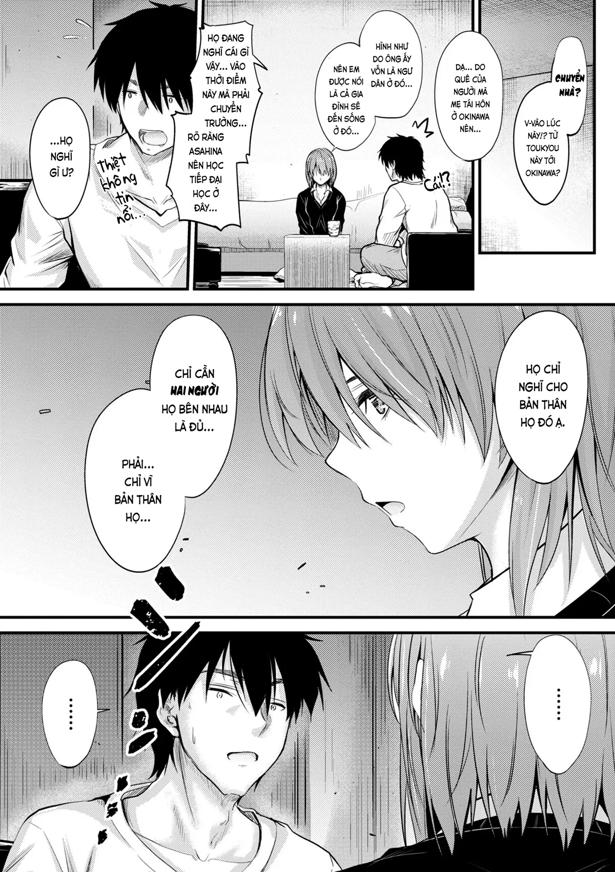HentaiVN.net - Ảnh 8 - Học trò ở nhờ [Thầy thích bên trong ai?; どっちの膣内が好き？; Docchi no Naka ga Suki?; Which is your favorite vagina?] - Chap 1