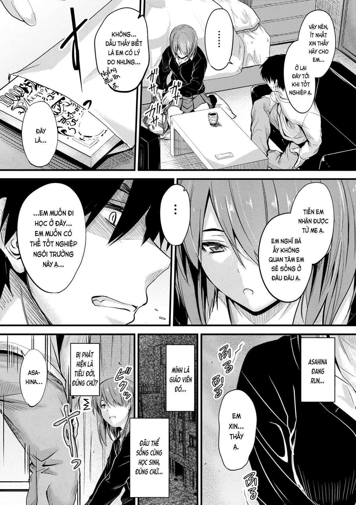 HentaiVN.net - Ảnh 9 - Học trò ở nhờ [Thầy thích bên trong ai?; どっちの膣内が好き？; Docchi no Naka ga Suki?; Which is your favorite vagina?] - Chap 1