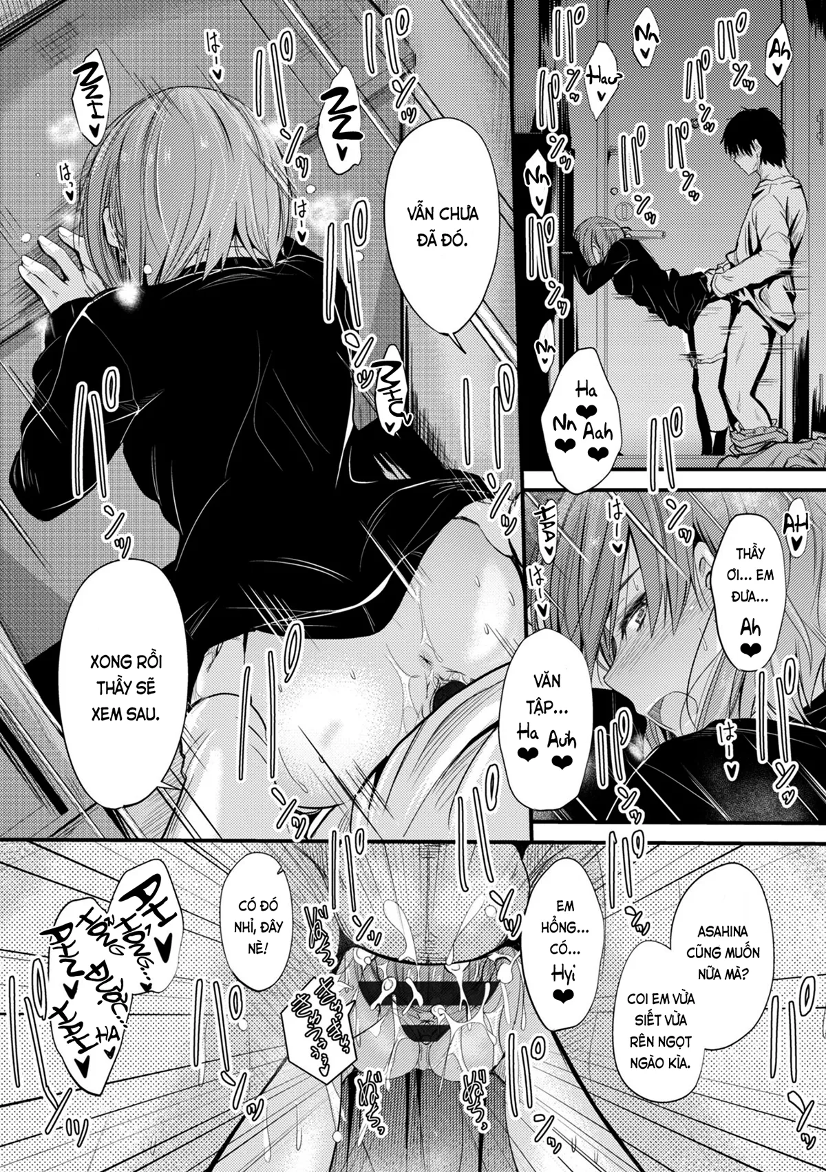 HentaiVN.net - Ảnh 14 - Học trò ở nhờ [Thầy thích bên trong ai?; どっちの膣内が好き？; Docchi no Naka ga Suki?; Which is your favorite vagina?] - Chap 2