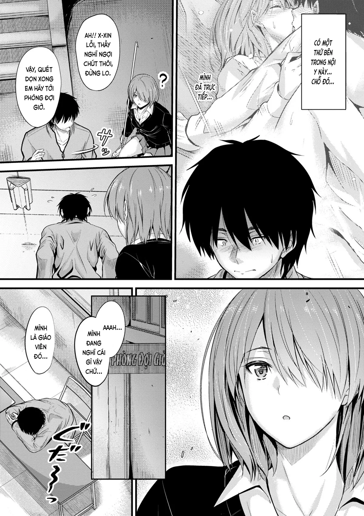 HentaiVN.net - Ảnh 3 - Học trò ở nhờ [Thầy thích bên trong ai?; どっちの膣内が好き？; Docchi no Naka ga Suki?; Which is your favorite vagina?] - Chap 2