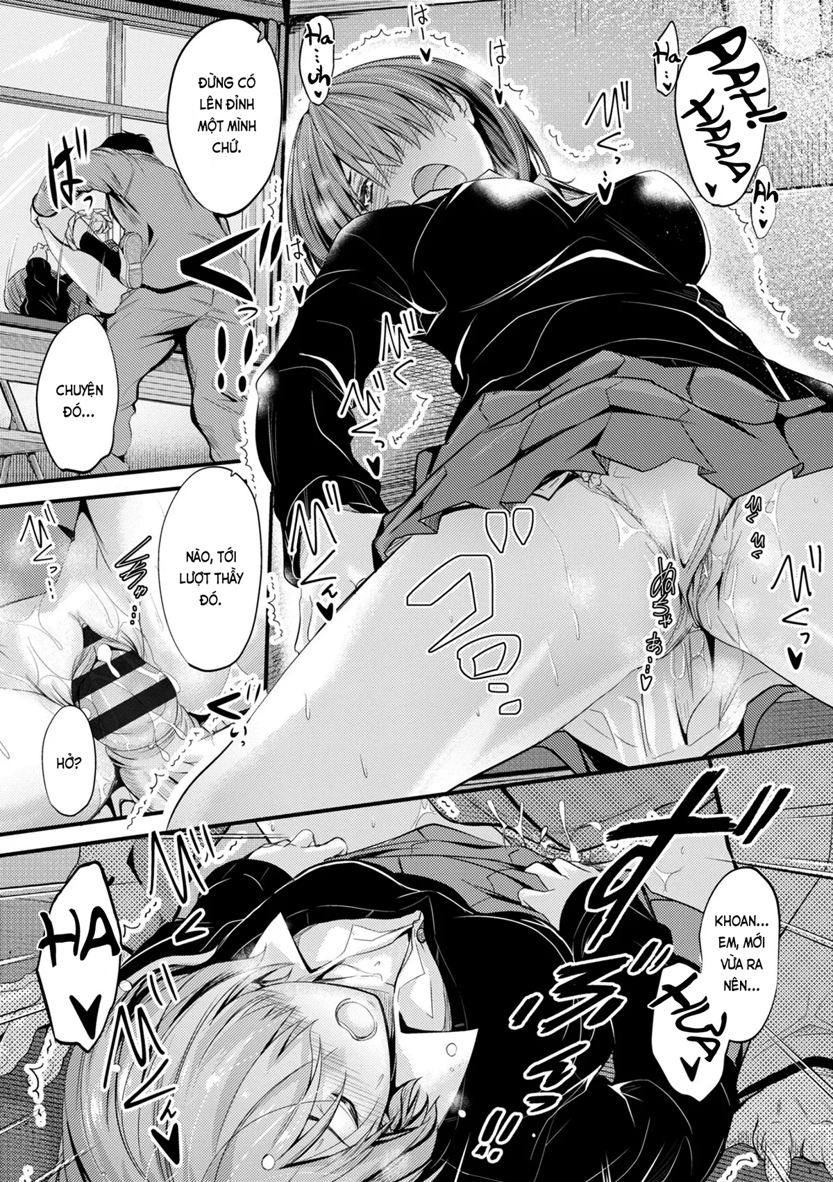 HentaiVN.net - Ảnh 9 - Học trò ở nhờ [Thầy thích bên trong ai?; どっちの膣内が好き？; Docchi no Naka ga Suki?; Which is your favorite vagina?] - Chap 2