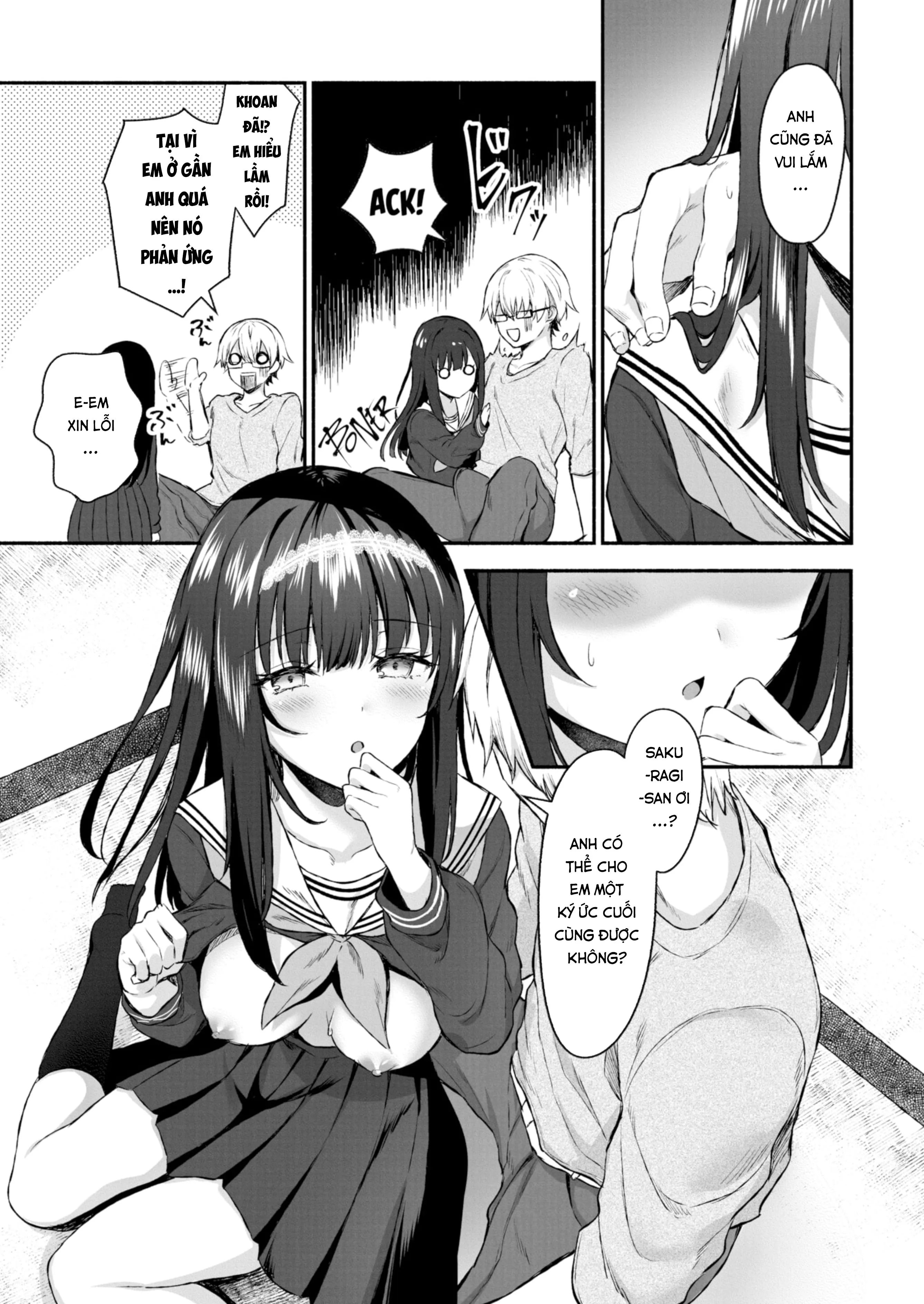 HentaiVN.net - Ảnh 6 - Khoảnh Khắc Cuối Cùng Của Em! [In Her Last Moments] - Chap 1