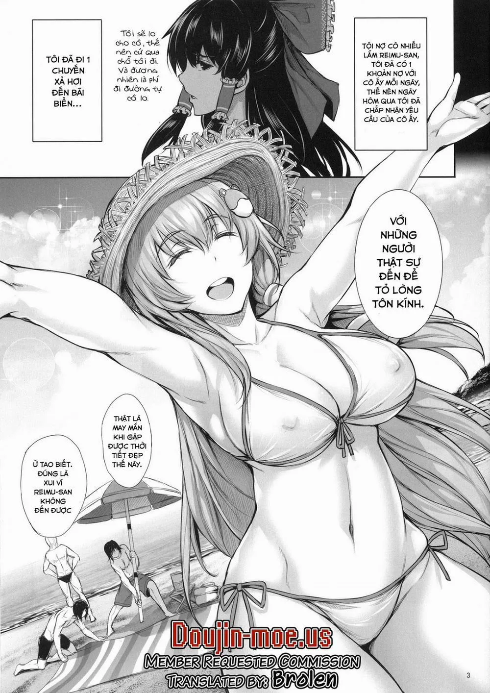 HentaiVN.net - Ảnh 4 - Sanae-shiki Miko no Oshigoto 2 (Touhou) - Chap 1