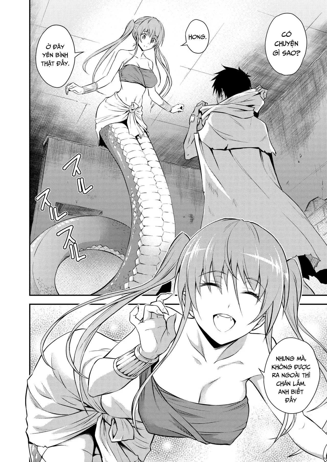 HentaiVN.net - Ảnh 4 - Nàng Lamia xinh đẹp [Pretty Lamia] - Chap 1