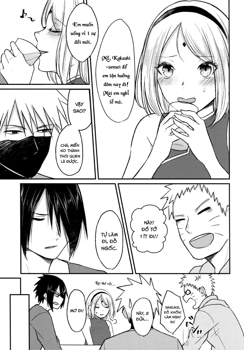 HentaiVN.net - Ảnh 8 - Yoi Dore Romanchika | Good Romantica (Naruto) - Chap 1