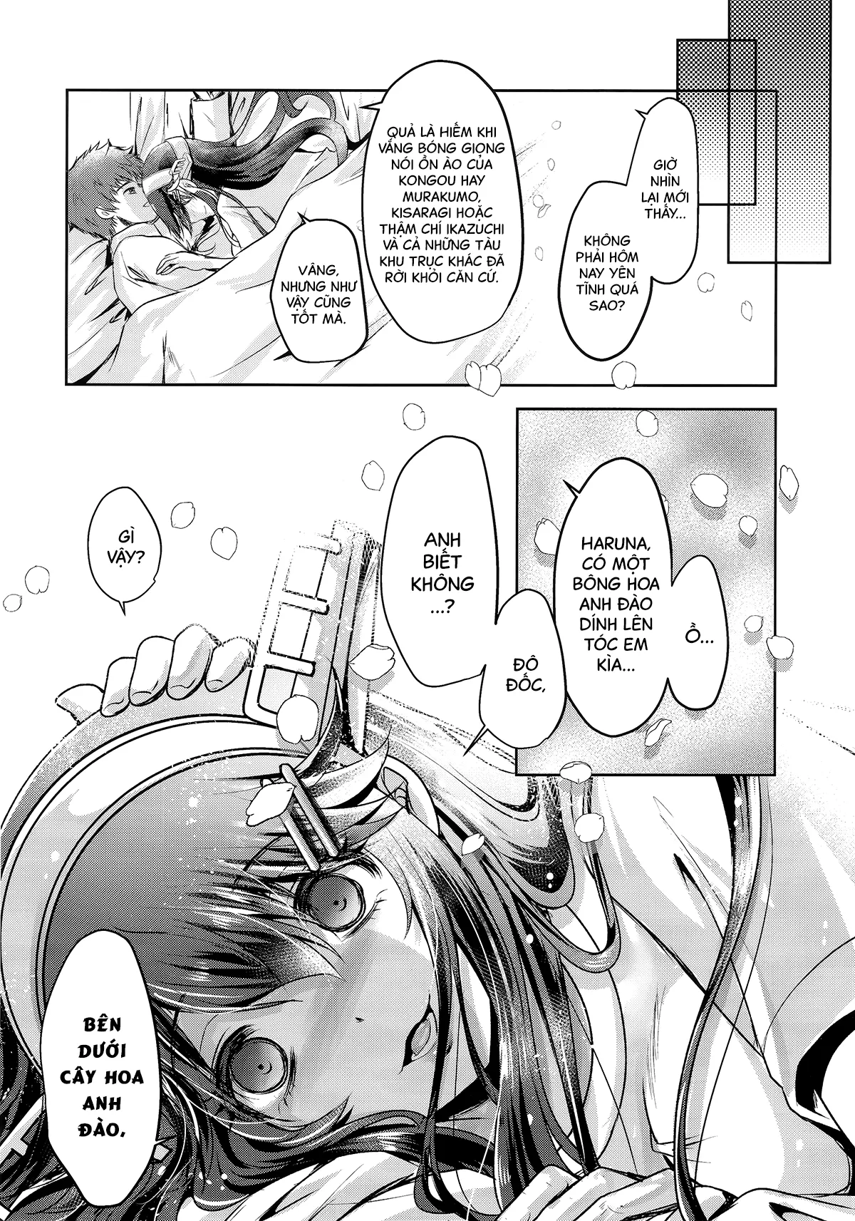 HentaiVN.net - Ảnh 21 - Chinjufu no sakura to T-shirt no Haruna [鎮守府の桜とTシャツの榛名] - Chap 1