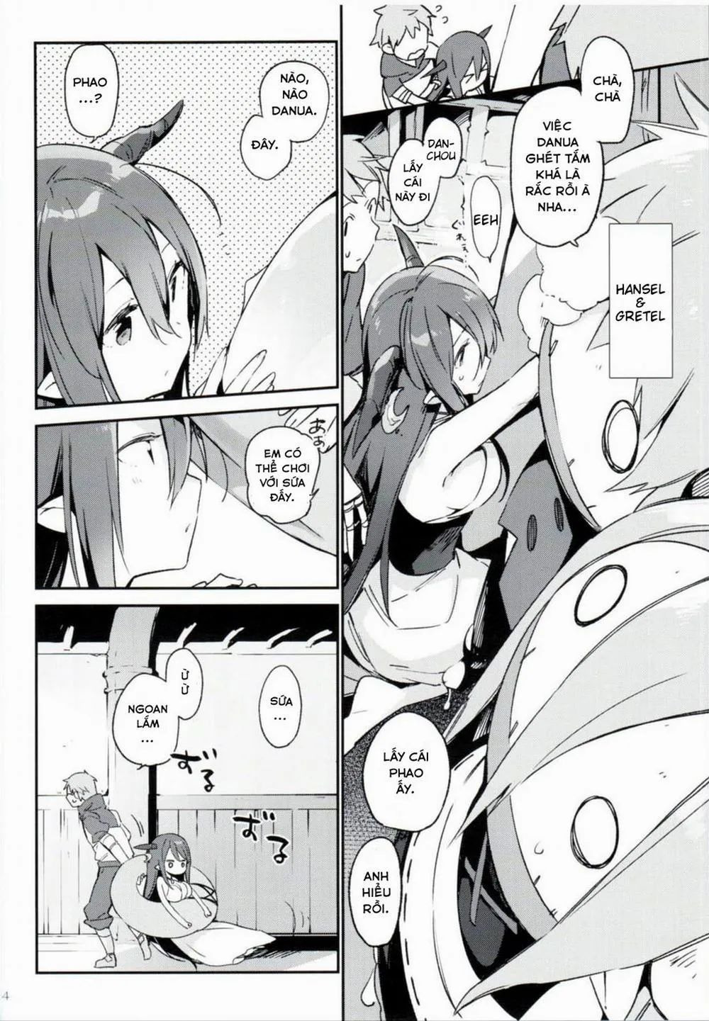 HentaiVN.net - Ảnh 5 - Danua-chan to Ofuro ni Hairou (Granblue Fantasy) - Chap 1