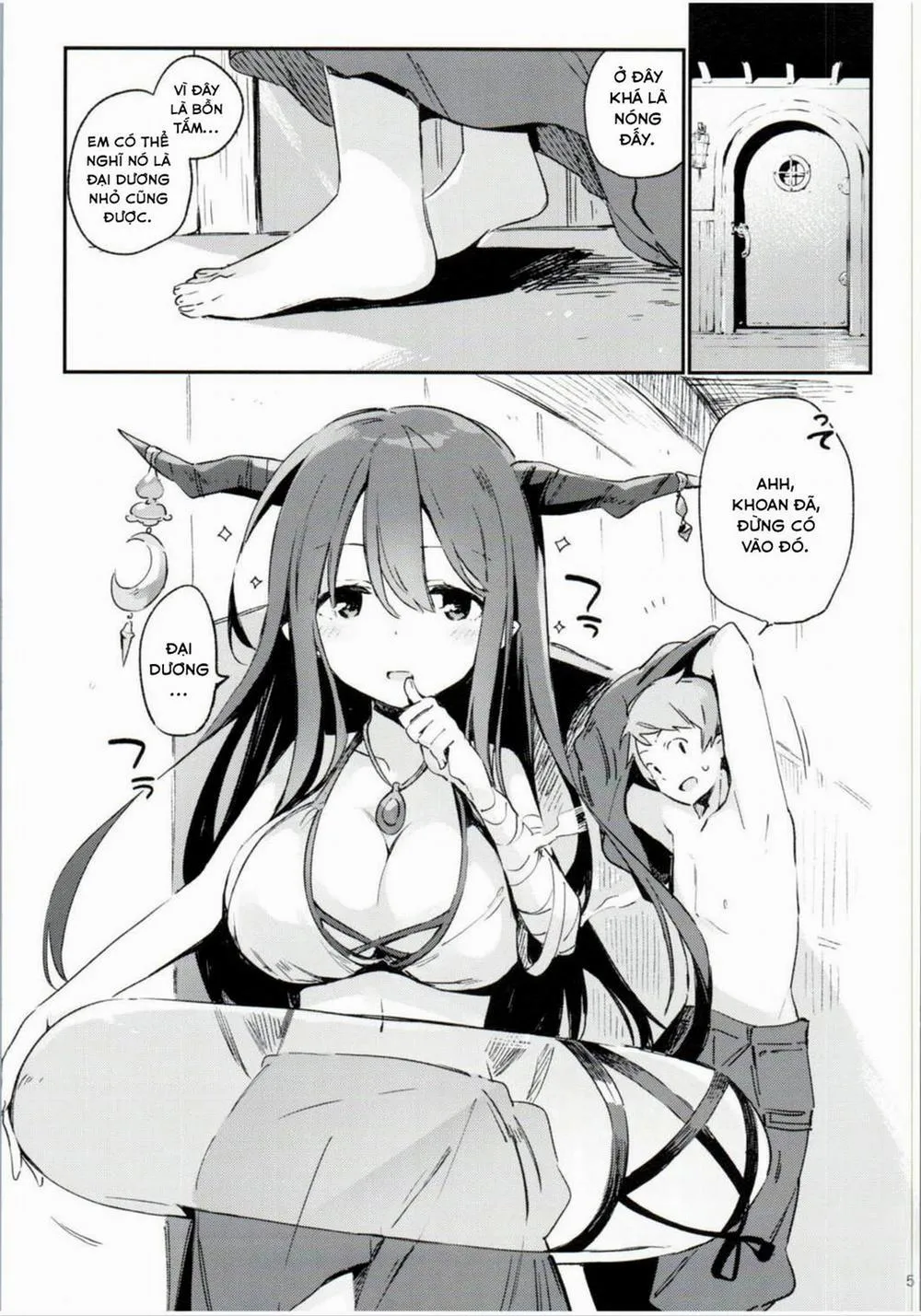HentaiVN.net - Ảnh 6 - Danua-chan to Ofuro ni Hairou (Granblue Fantasy) - Chap 1