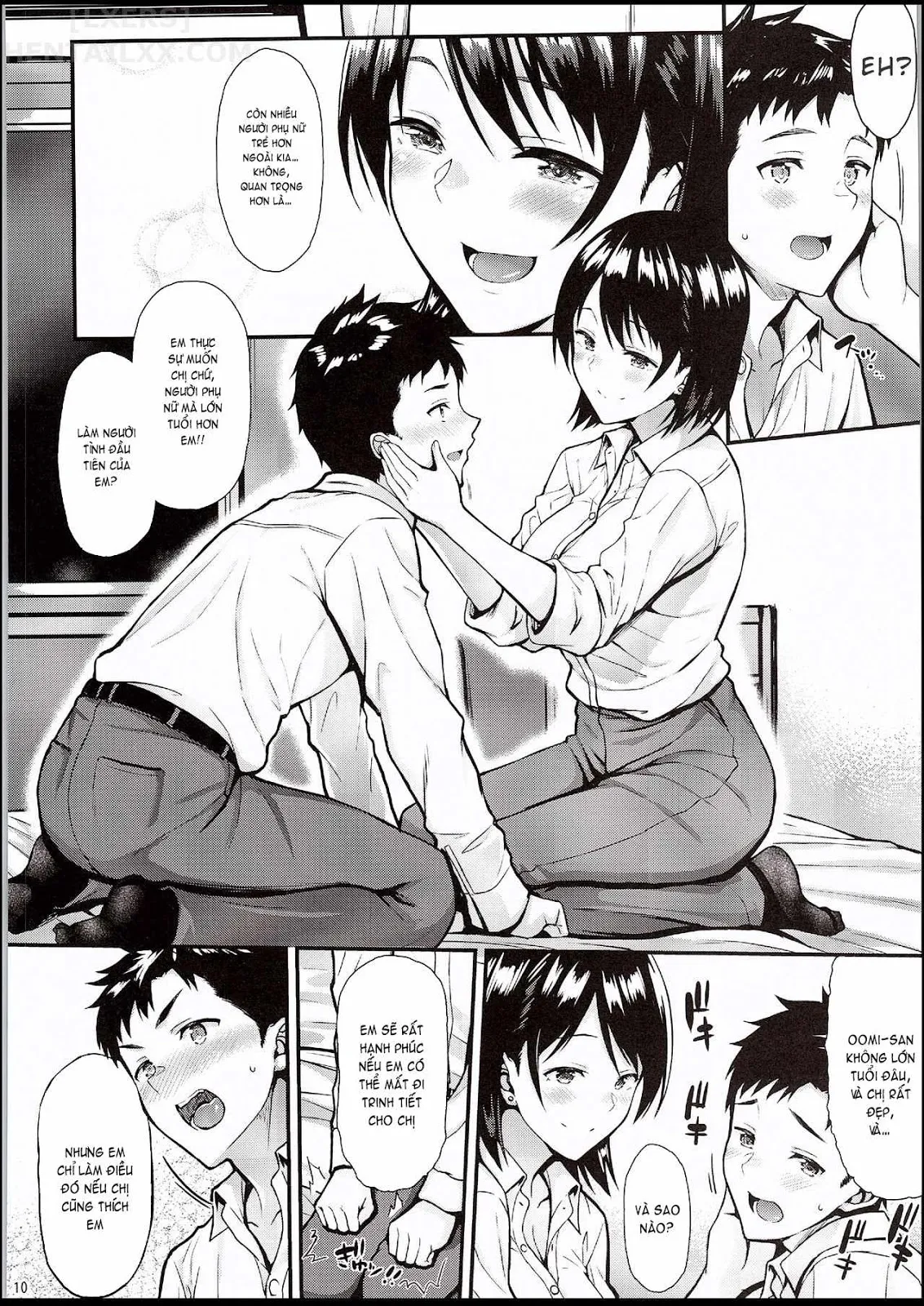 HentaiVN.net - Ảnh 10 - Ore No Hajimete Wa Senpai Ni Ubawaretai!! - Chap 1
