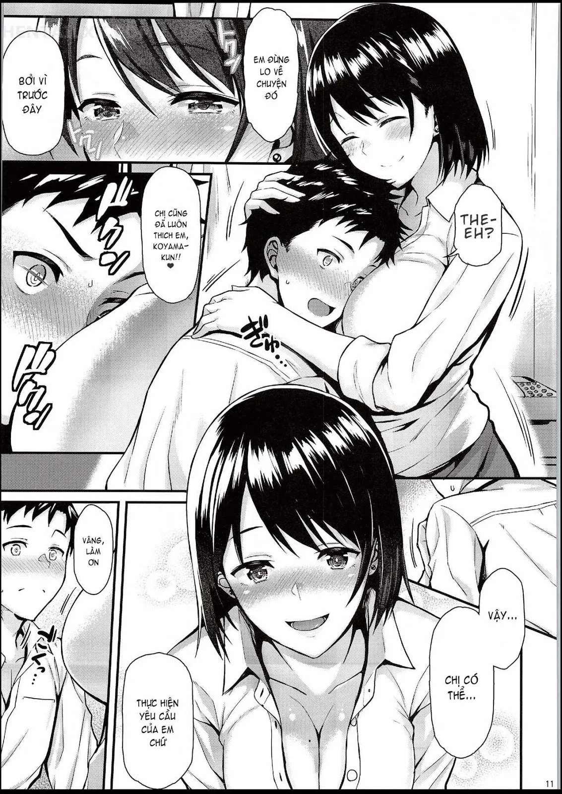 HentaiVN.net - Ảnh 11 - Ore No Hajimete Wa Senpai Ni Ubawaretai!! - Chap 1