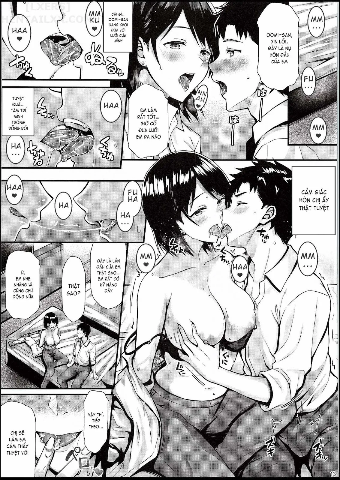 HentaiVN.net - Ảnh 13 - Ore No Hajimete Wa Senpai Ni Ubawaretai!! - Chap 1