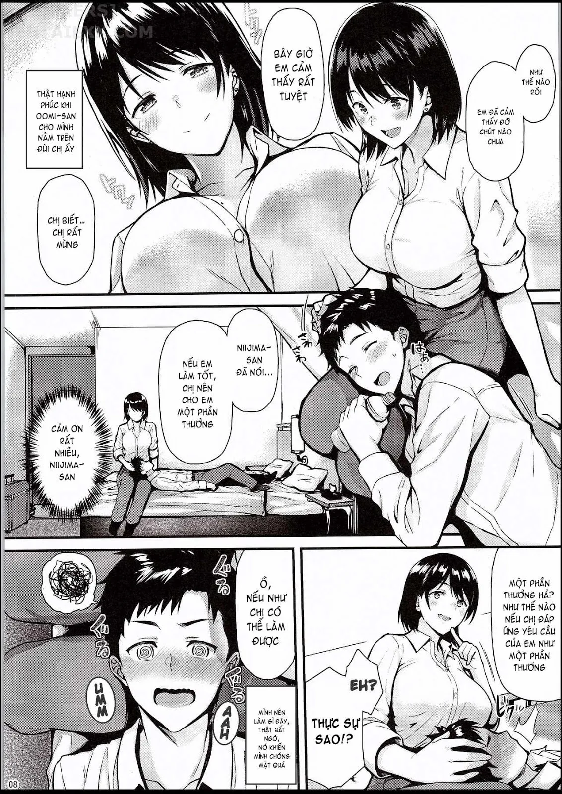 HentaiVN.net - Ảnh 8 - Ore No Hajimete Wa Senpai Ni Ubawaretai!! - Chap 1