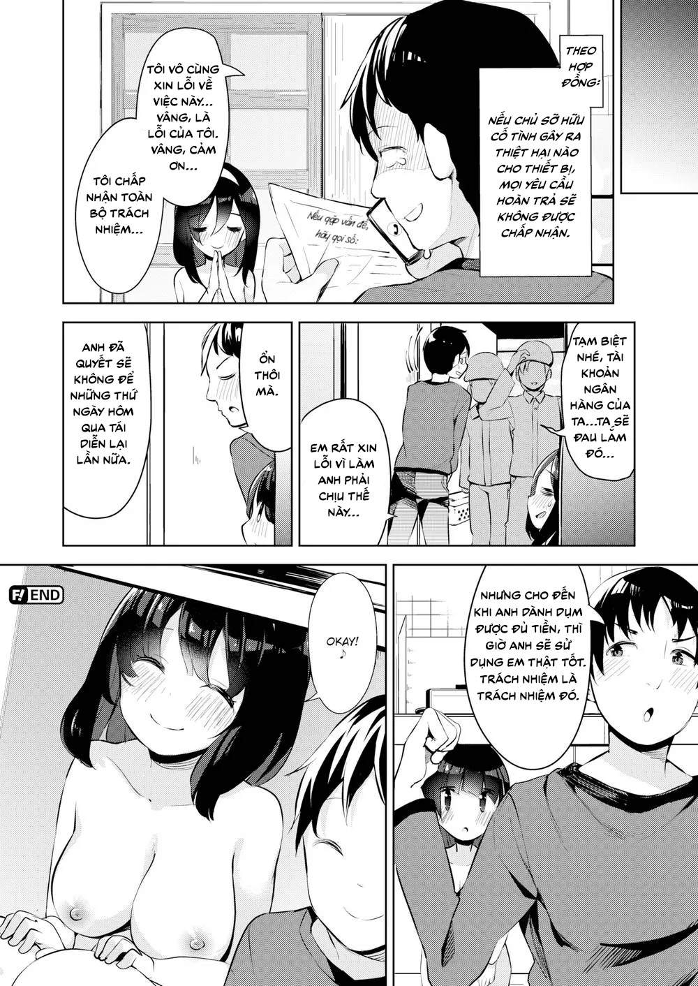 HentaiVN.net - Ảnh 22 - Cỗ máy biết yêu [Hardwired Girl] - Chap 1