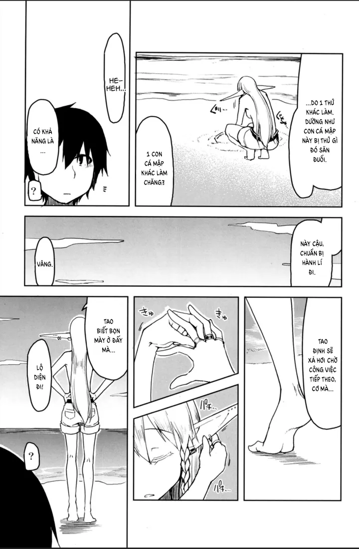 HentaiVN.net - Ảnh 7 - Đụ cá voi. [Dosukebe Elf no Ishukan Nikki 7] - Chap 1