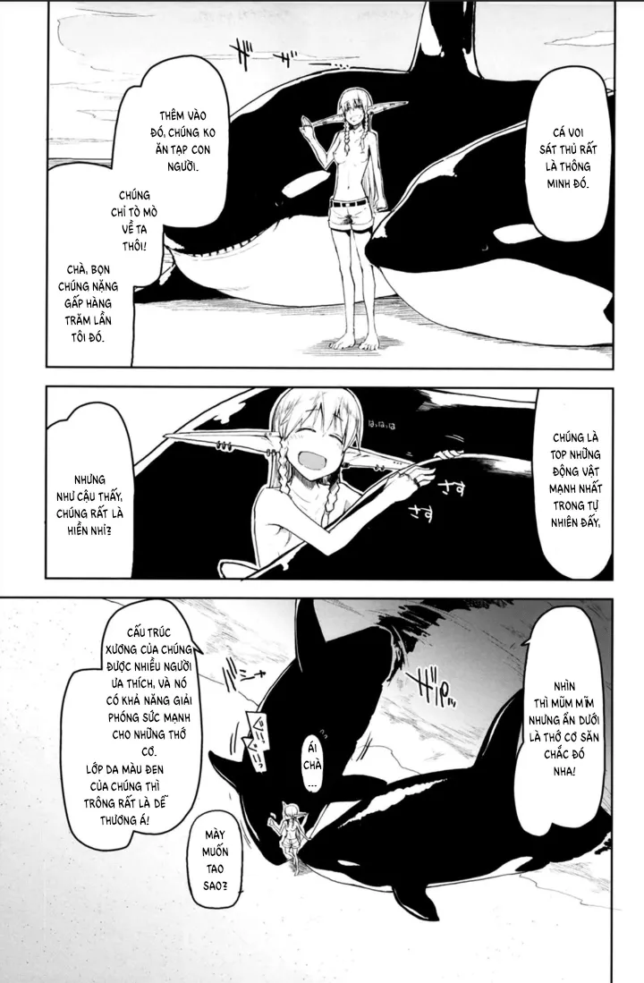 HentaiVN.net - Ảnh 9 - Đụ cá voi. [Dosukebe Elf no Ishukan Nikki 7] - Chap 1
