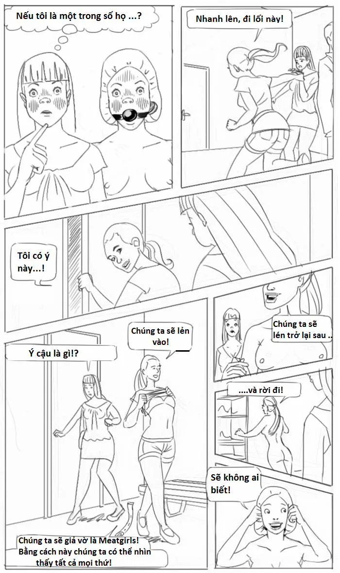 HentaiVN.net - Ảnh 4 - MeatGirls - Chap 1