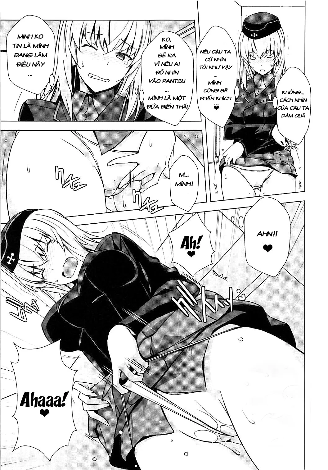 HentaiVN.net - Ảnh 10 - OnaSupo Panzer Erika Hen (Girls und Panzer) - Chap 1