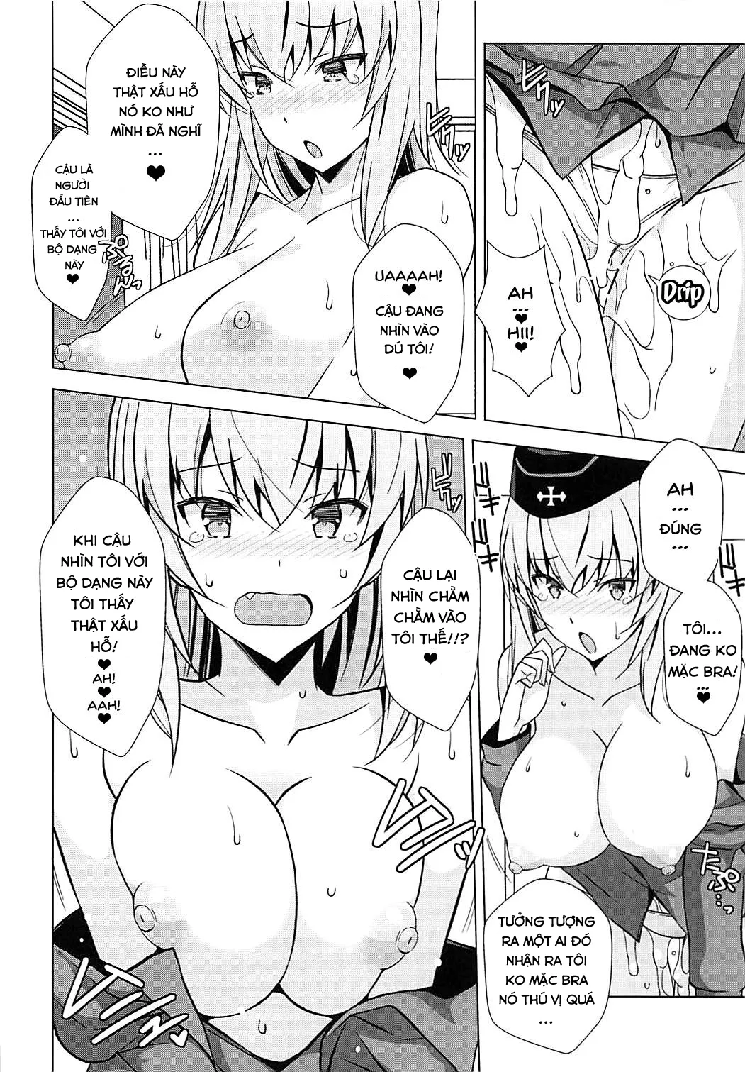 HentaiVN.net - Ảnh 15 - OnaSupo Panzer Erika Hen (Girls und Panzer) - Chap 1