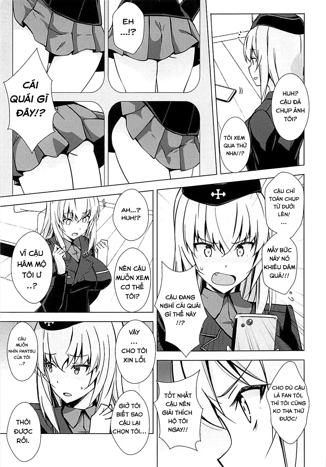 HentaiVN.net - Ảnh 6 - OnaSupo Panzer Erika Hen (Girls und Panzer) - Chap 1