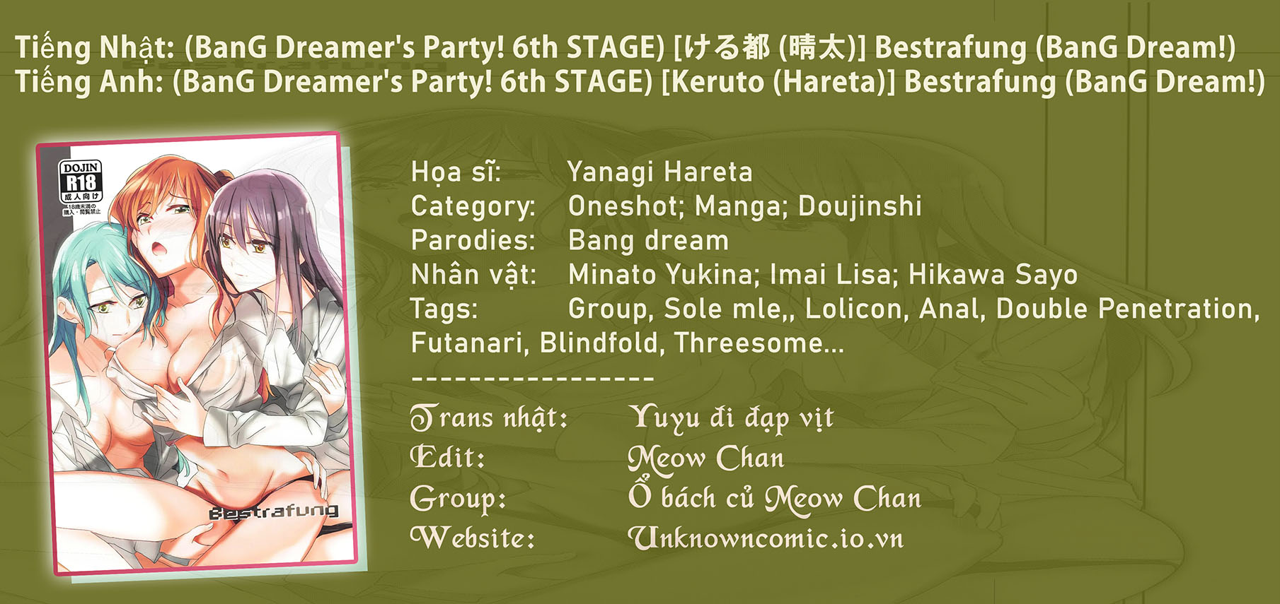 HentaiVN.net - Ảnh 28 - (BanG Dreamer's Party! 6th STAGE) [ける都 (晴太)] Bestrafung (BanG Dream!) - Chap 1