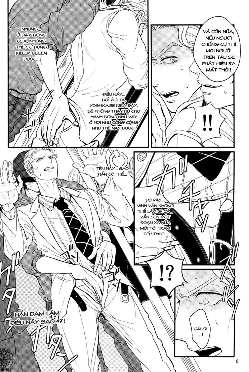 HentaiVN.net - Ảnh 8 - Tàu tới Duwang (JoJo's Bizarre Adventure-Diamond is Unbreakable) [TRAIN PANIC] - Chap 1