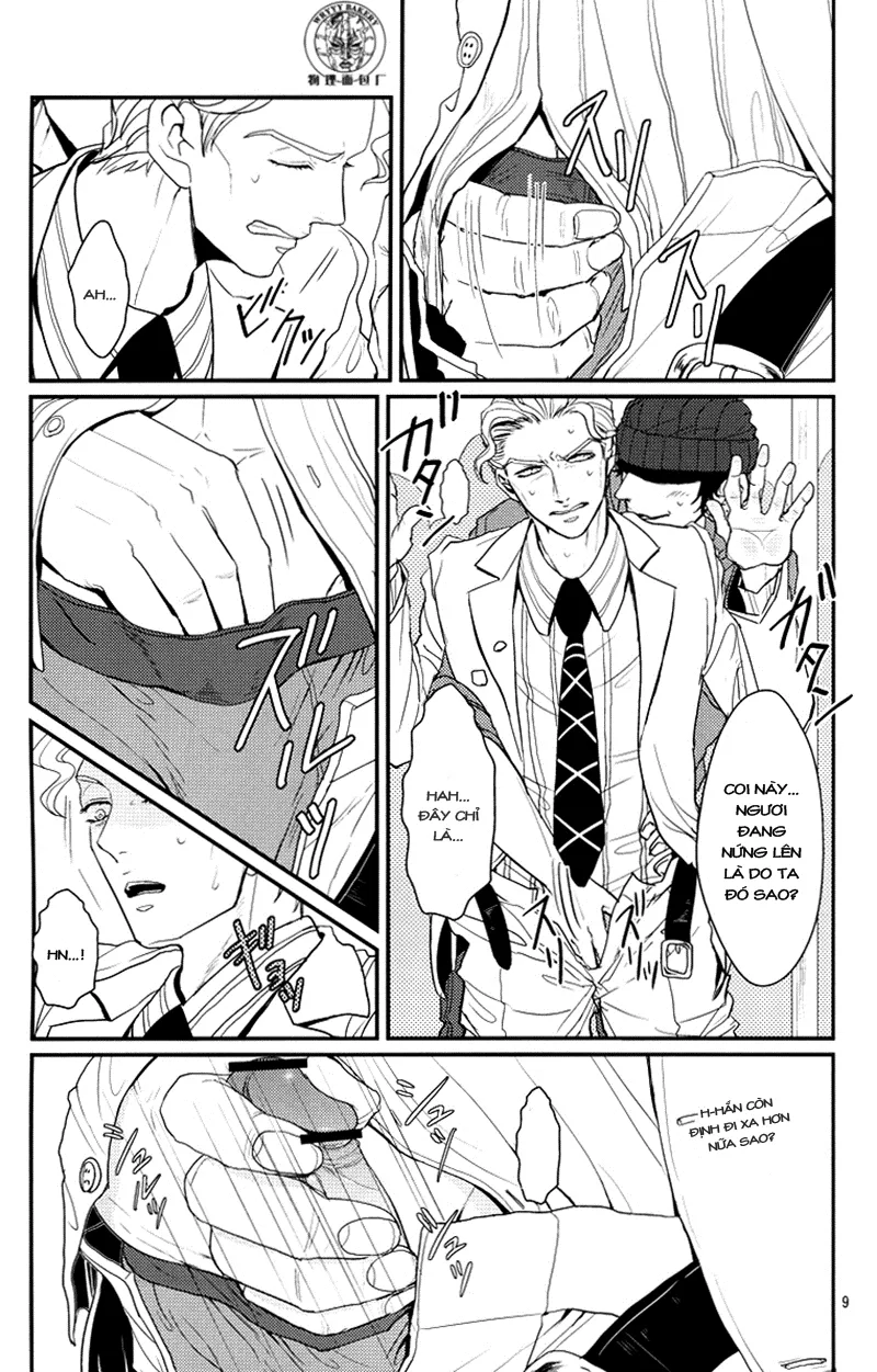 HentaiVN.net - Ảnh 9 - Tàu tới Duwang (JoJo's Bizarre Adventure-Diamond is Unbreakable) [TRAIN PANIC] - Chap 1