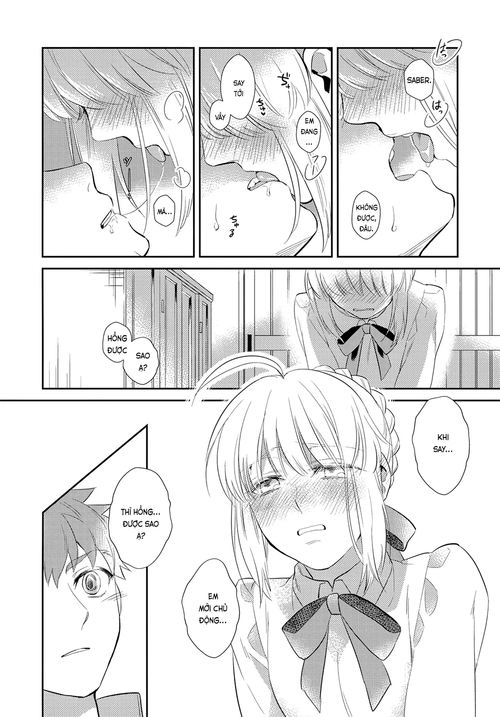 HentaiVN.net - Ảnh 11 - Ma men đưa lối (Fate/stay night) [Nonde Nomarete; のんでのまれて] - Chap 1