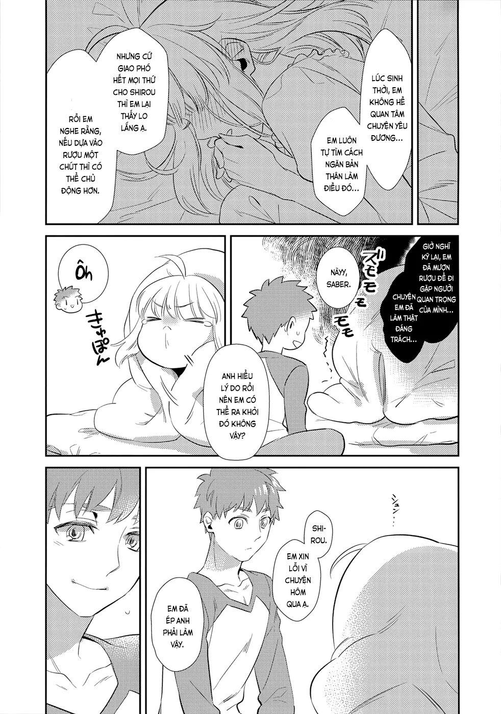 HentaiVN.net - Ảnh 36 - Ma men đưa lối (Fate/stay night) [Nonde Nomarete; のんでのまれて] - Chap 1