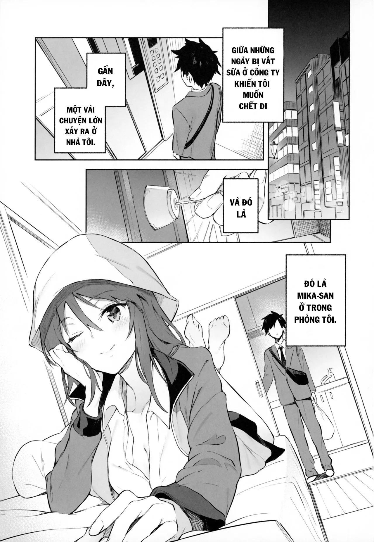 HentaiVN.net - Ảnh 3 - MIKA GA KITA!! - Chap 1