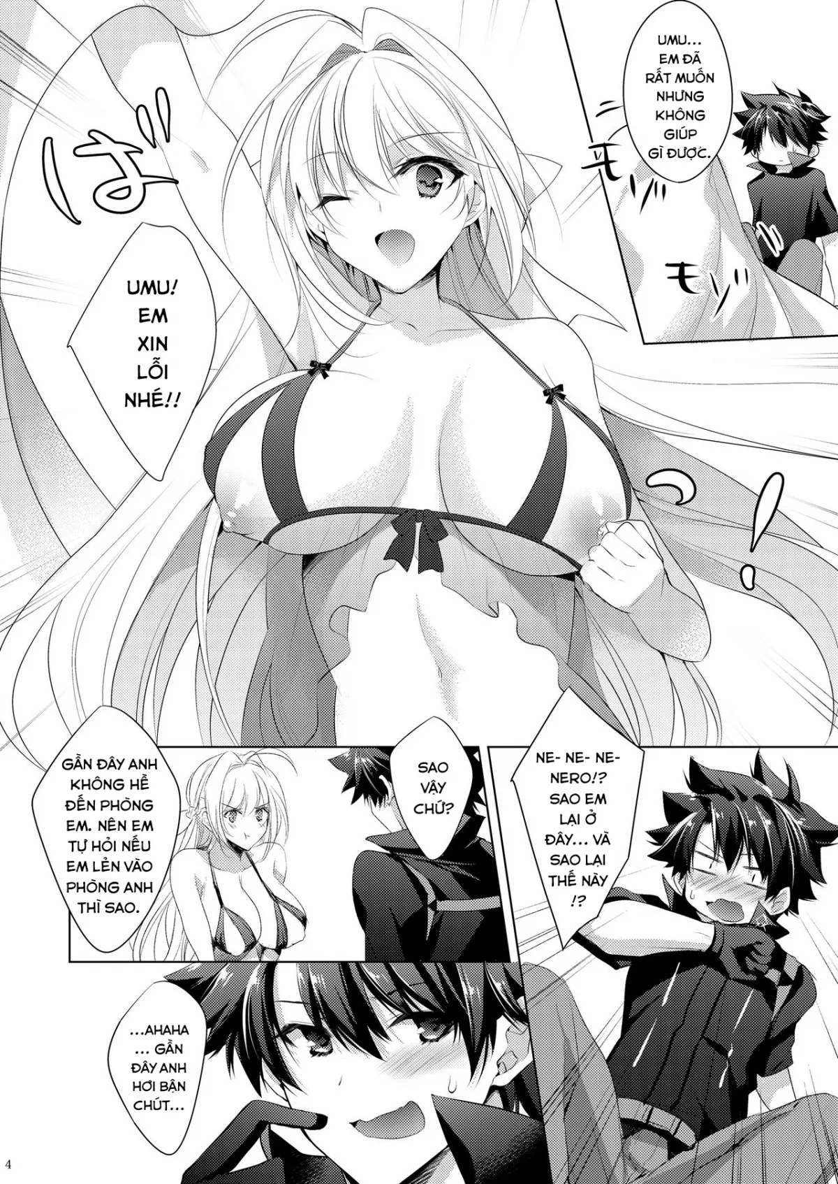 HentaiVN.net - Ảnh 4 - Nero-chama sẽ giúp anh vui vẻ. [Nero-chama ga Amayakashi Ecchi Shite Kureru Hon; ネロちゃまが甘やかしエッチしてくれる本] - Chap 1