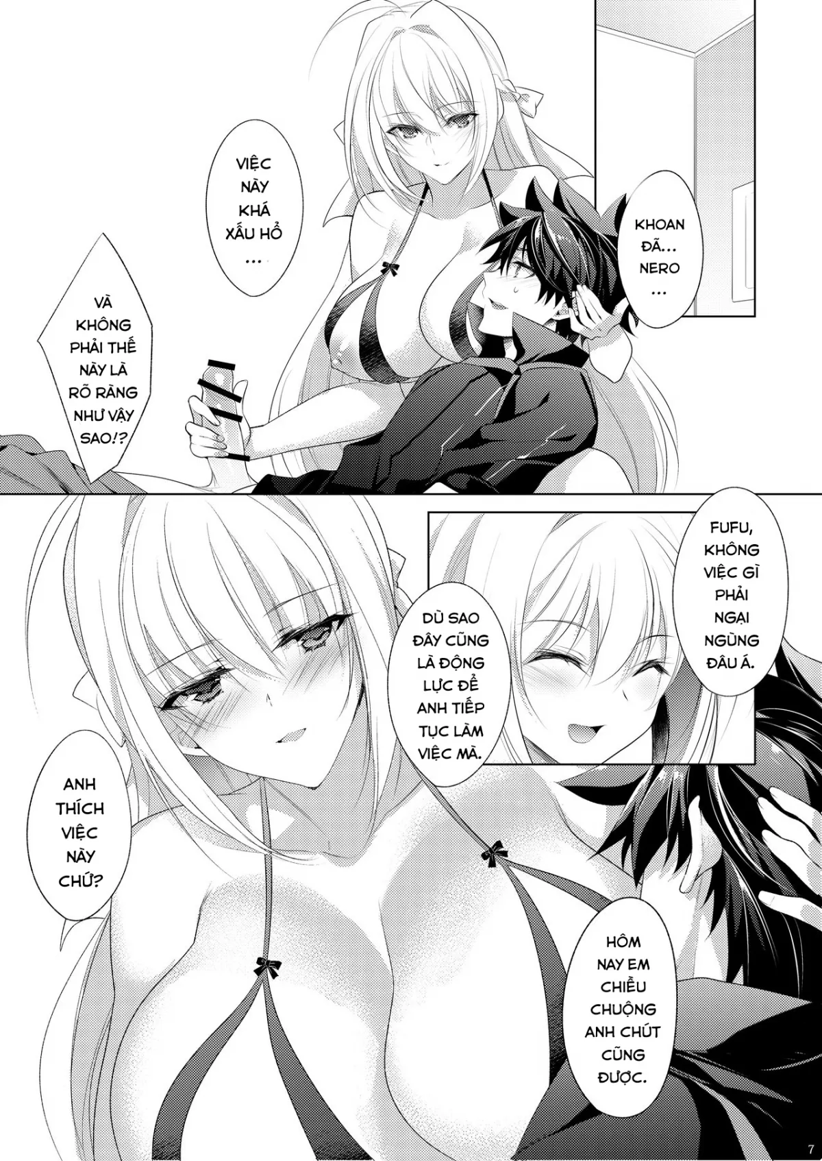 HentaiVN.net - Ảnh 7 - Nero-chama sẽ giúp anh vui vẻ. [Nero-chama ga Amayakashi Ecchi Shite Kureru Hon; ネロちゃまが甘やかしエッチしてくれる本] - Chap 1