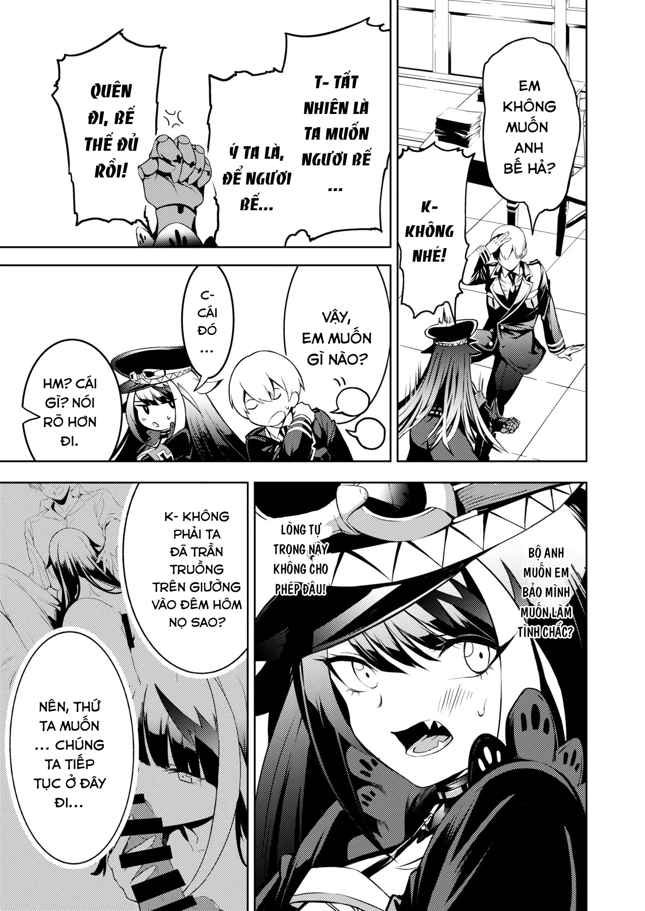 HentaiVN.net - Ảnh 11 - Kono Deutschland o kimochi yoku sasenasai!! [Make this Deutschland feel good!!!] - Chap 1