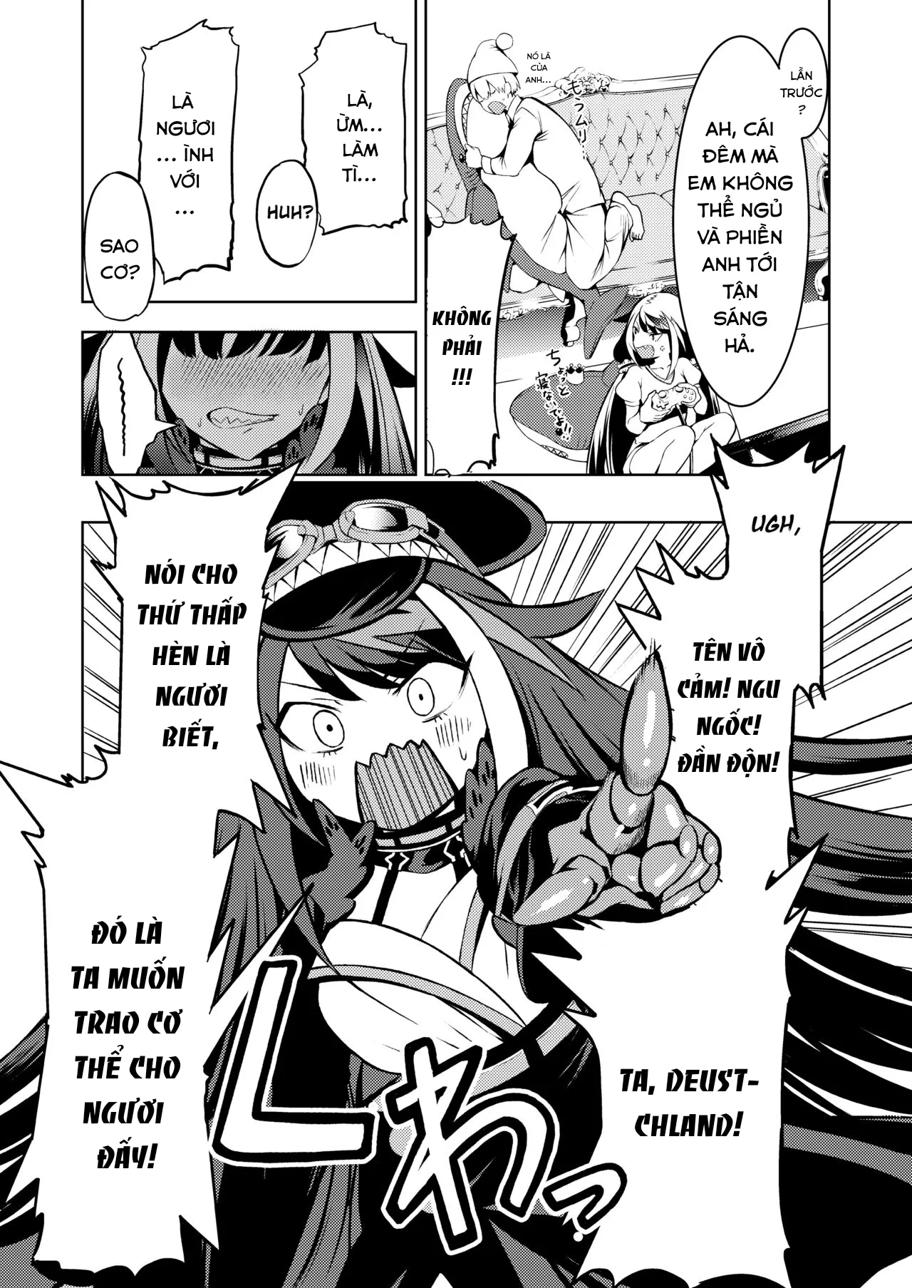 HentaiVN.net - Ảnh 12 - Kono Deutschland o kimochi yoku sasenasai!! [Make this Deutschland feel good!!!] - Chap 1