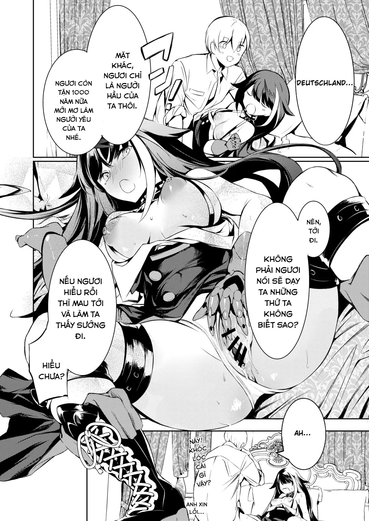 HentaiVN.net - Ảnh 44 - Kono Deutschland o kimochi yoku sasenasai!! [Make this Deutschland feel good!!!] - Chap 1