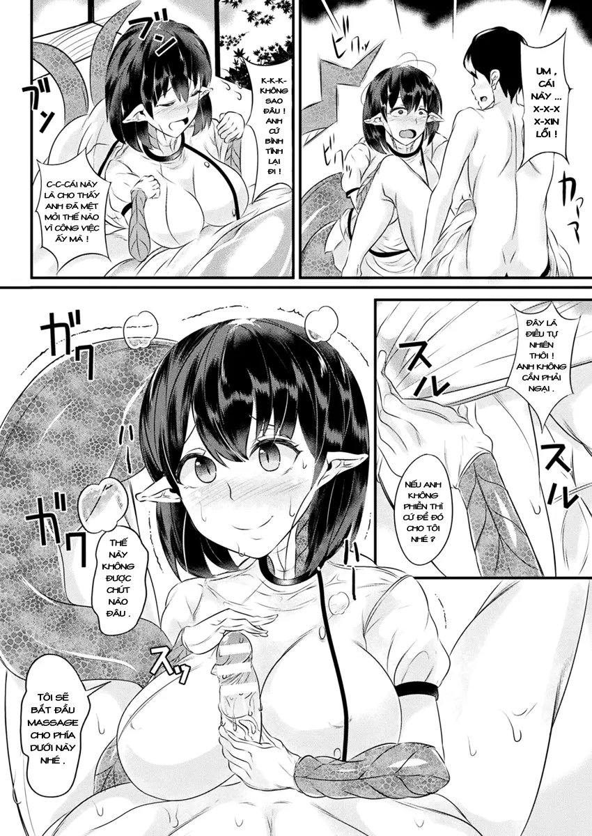 HentaiVN.net - Ảnh 7 - Weekday Lamia Massage [Heijitsu no Lamia Massage] - Chap 1