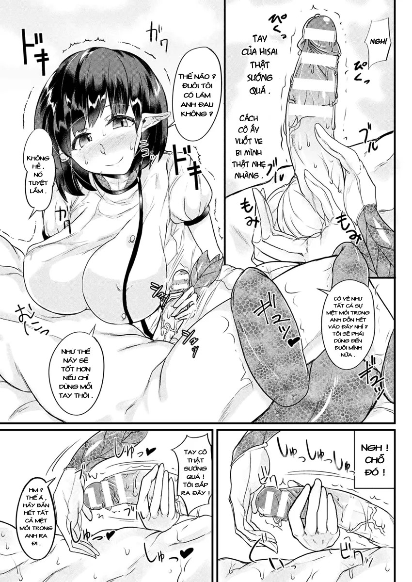 HentaiVN.net - Ảnh 8 - Weekday Lamia Massage [Heijitsu no Lamia Massage] - Chap 1
