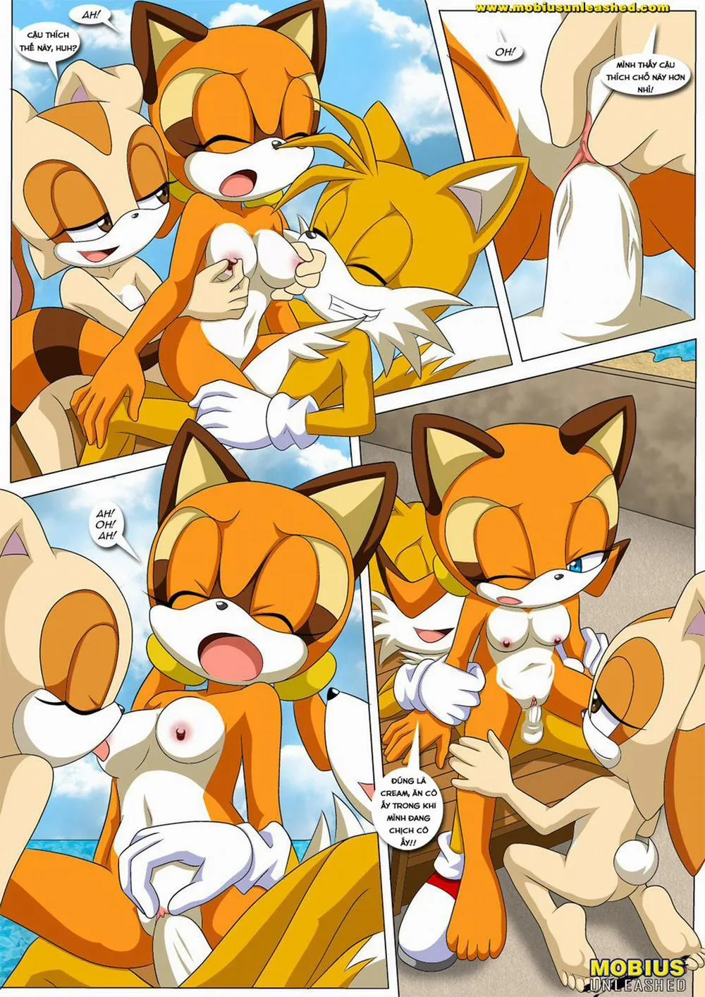 HentaiVN.net - Ảnh 10 - Poolside Fun (Sonic) - Chap 1