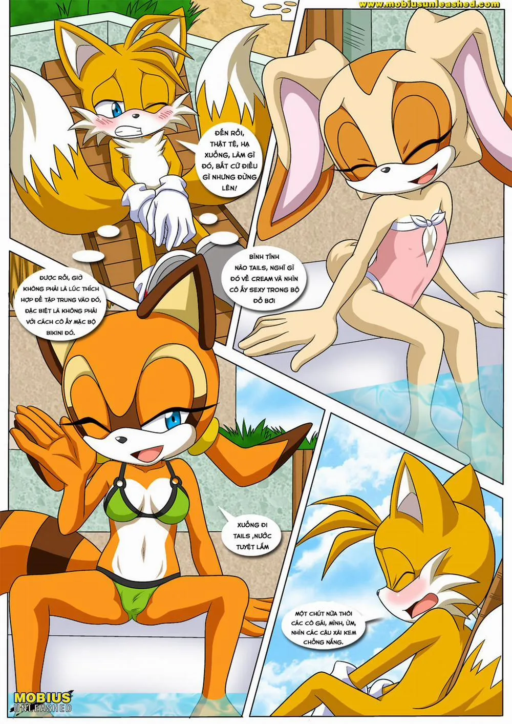 HentaiVN.net - Ảnh 2 - Poolside Fun (Sonic) - Chap 1