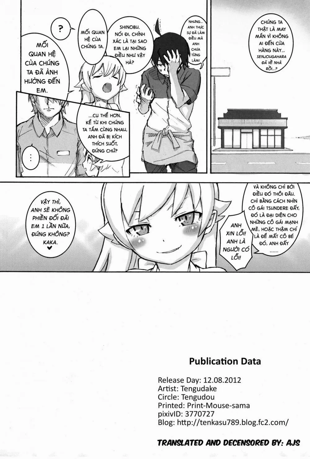 HentaiVN.net - Ảnh 22 - Shujuu No Kankei! - The Relation Of Master To Servant (Bakemonogatari) - Chap 1