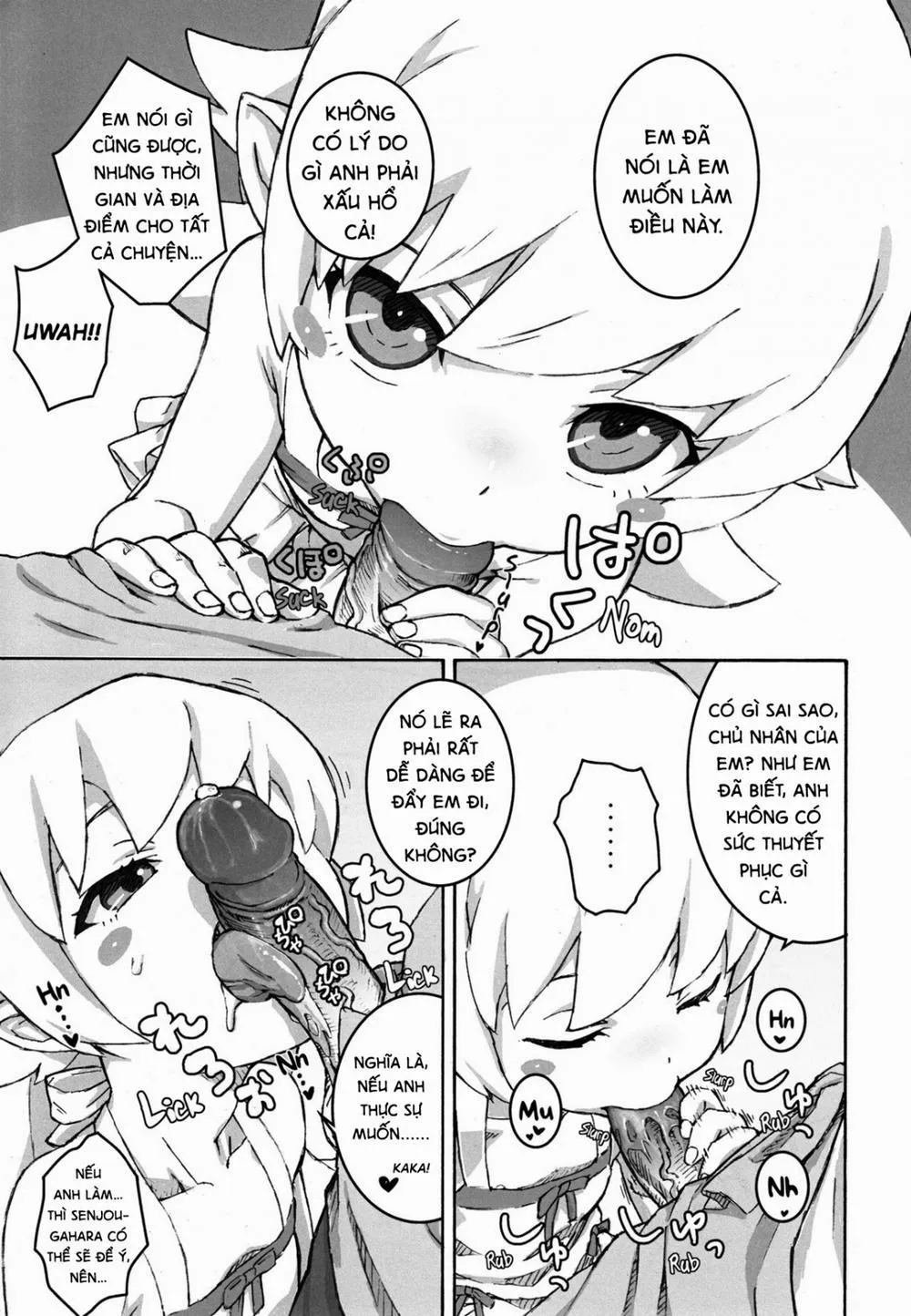 HentaiVN.net - Ảnh 9 - Shujuu No Kankei! - The Relation Of Master To Servant (Bakemonogatari) - Chap 1