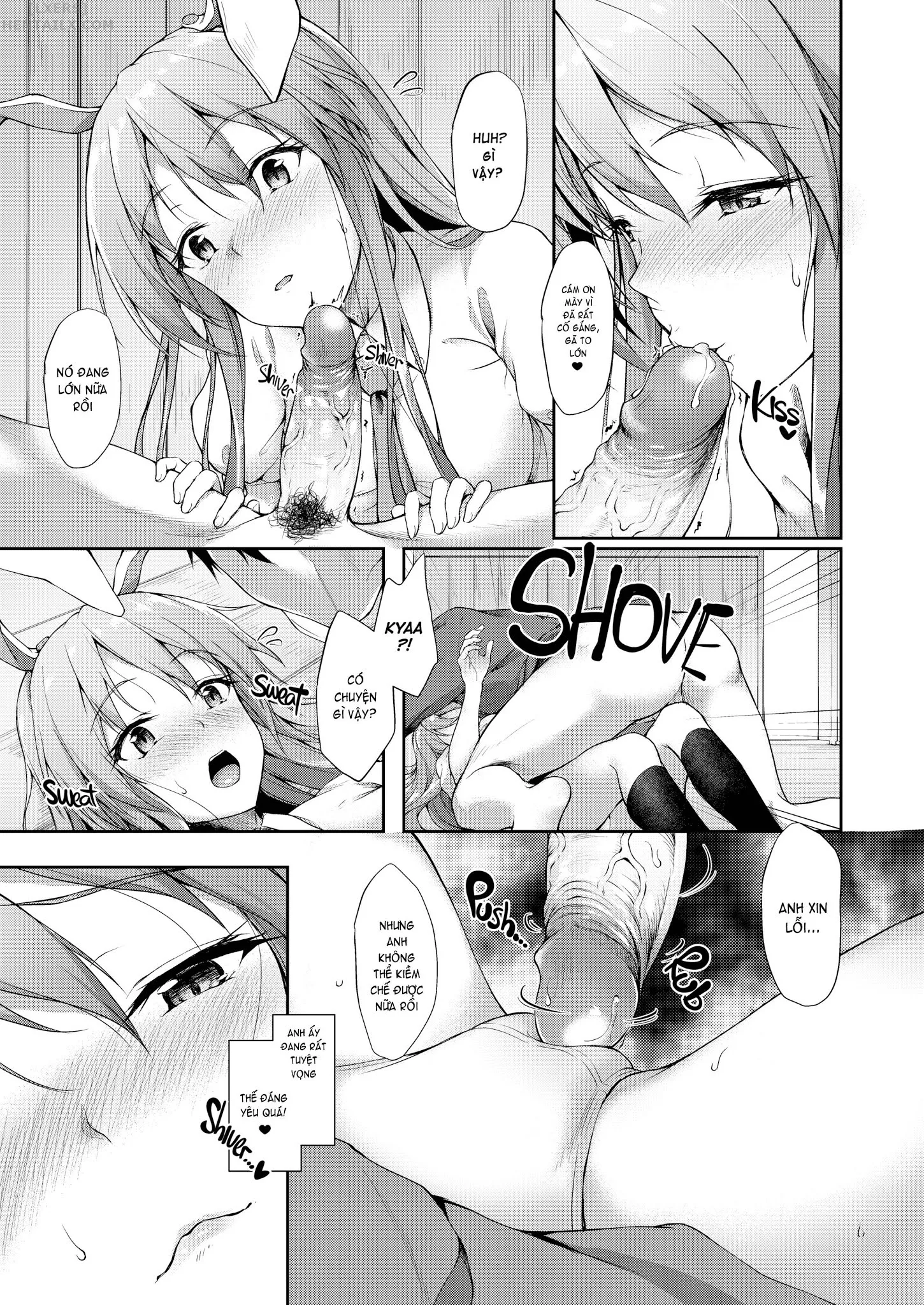 HentaiVN.net - Ảnh 11 - What a Mess, Miss Medicine Seller! [Kusuriuri-san Ooawate!!] - Chap 1