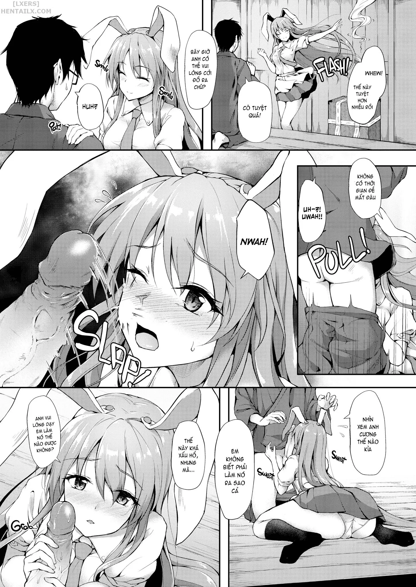 HentaiVN.net - Ảnh 5 - What a Mess, Miss Medicine Seller! [Kusuriuri-san Ooawate!!] - Chap 1