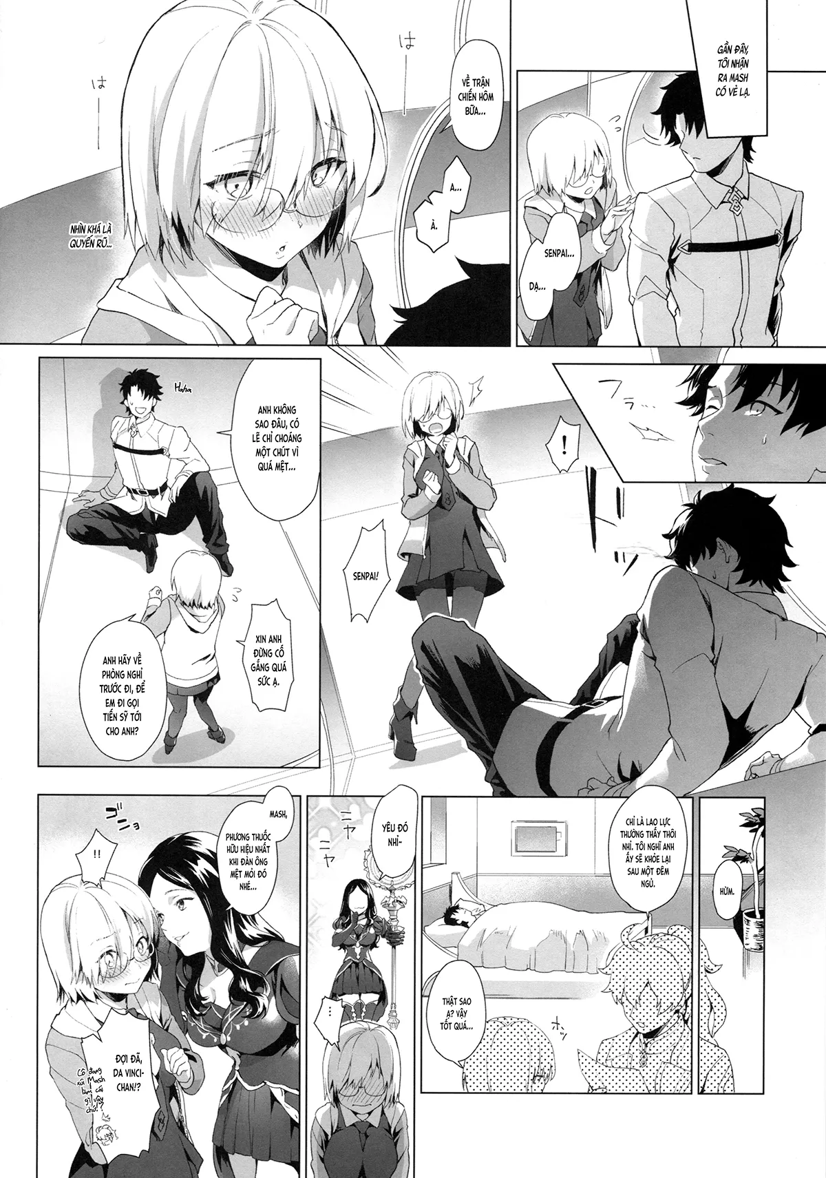 HentaiVN.net - Ảnh 4 - Lần đầu của Mash (FGO) [Hatsutaiken, Mash (Fate/Grand Order); 初体験、マシュ (Fate⁄Grand Order)] - Chap 1